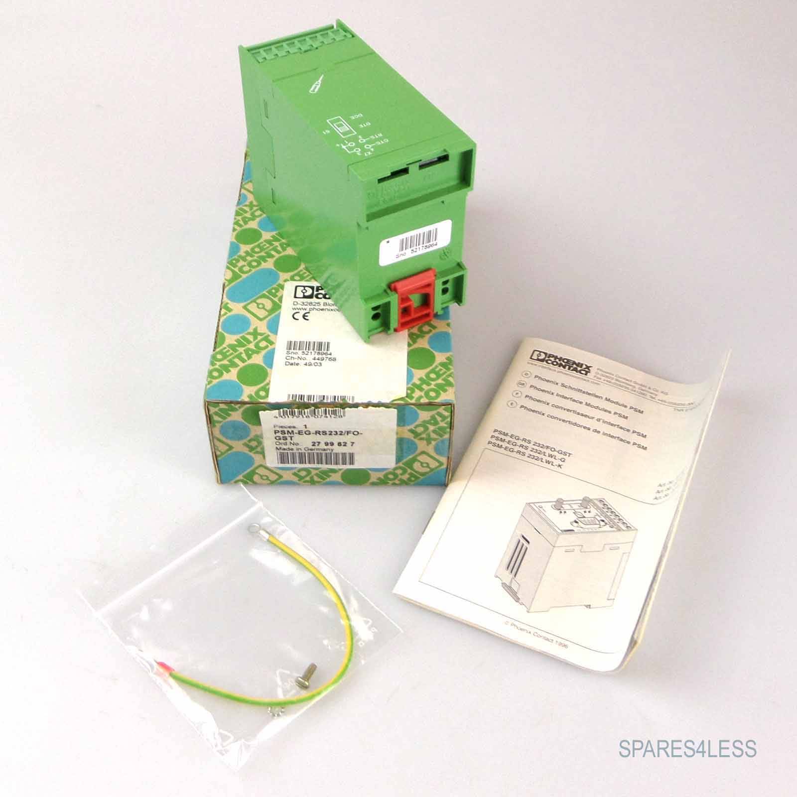 Phoenix Contact LWL-Umsetzer PSM-EG-RS232/FO-GST 2799827 OVP-1