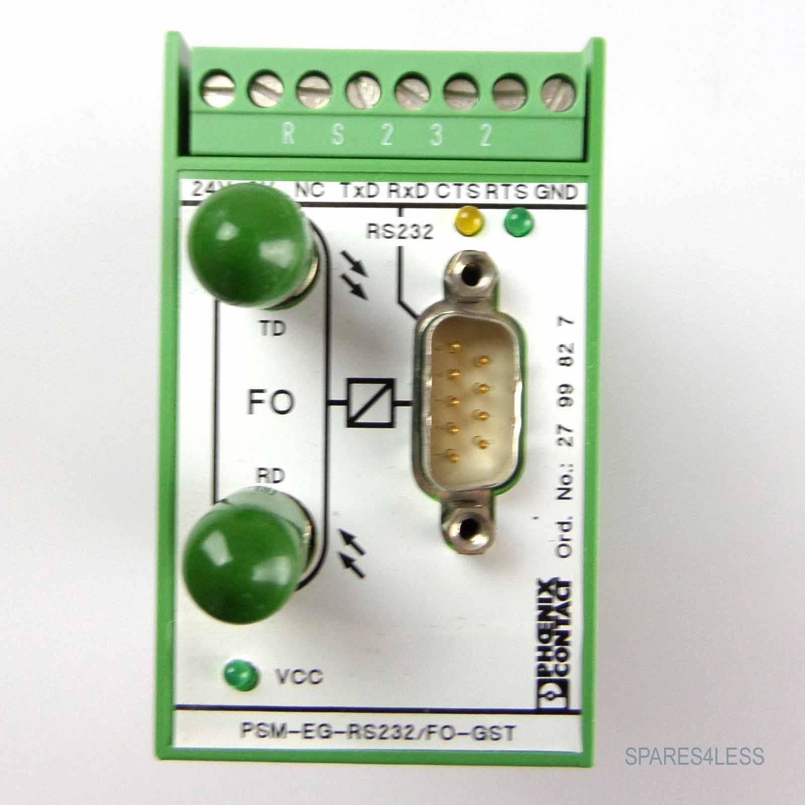Phoenix Contact LWL-Umsetzer PSM-EG-RS232/FO-GST 2799827 OVP-2