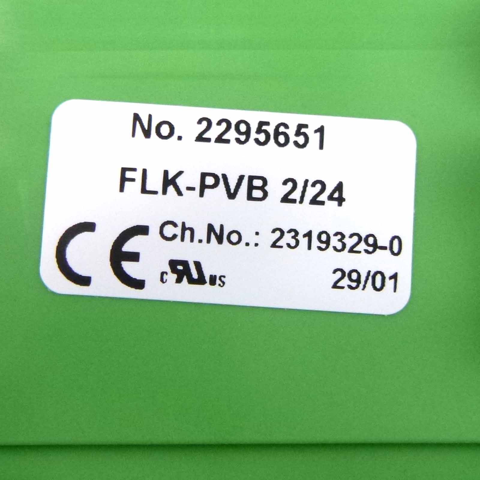 Phoenix Contact Übergabemodul FLK-PVB 2/24 2295651 OVP-2
