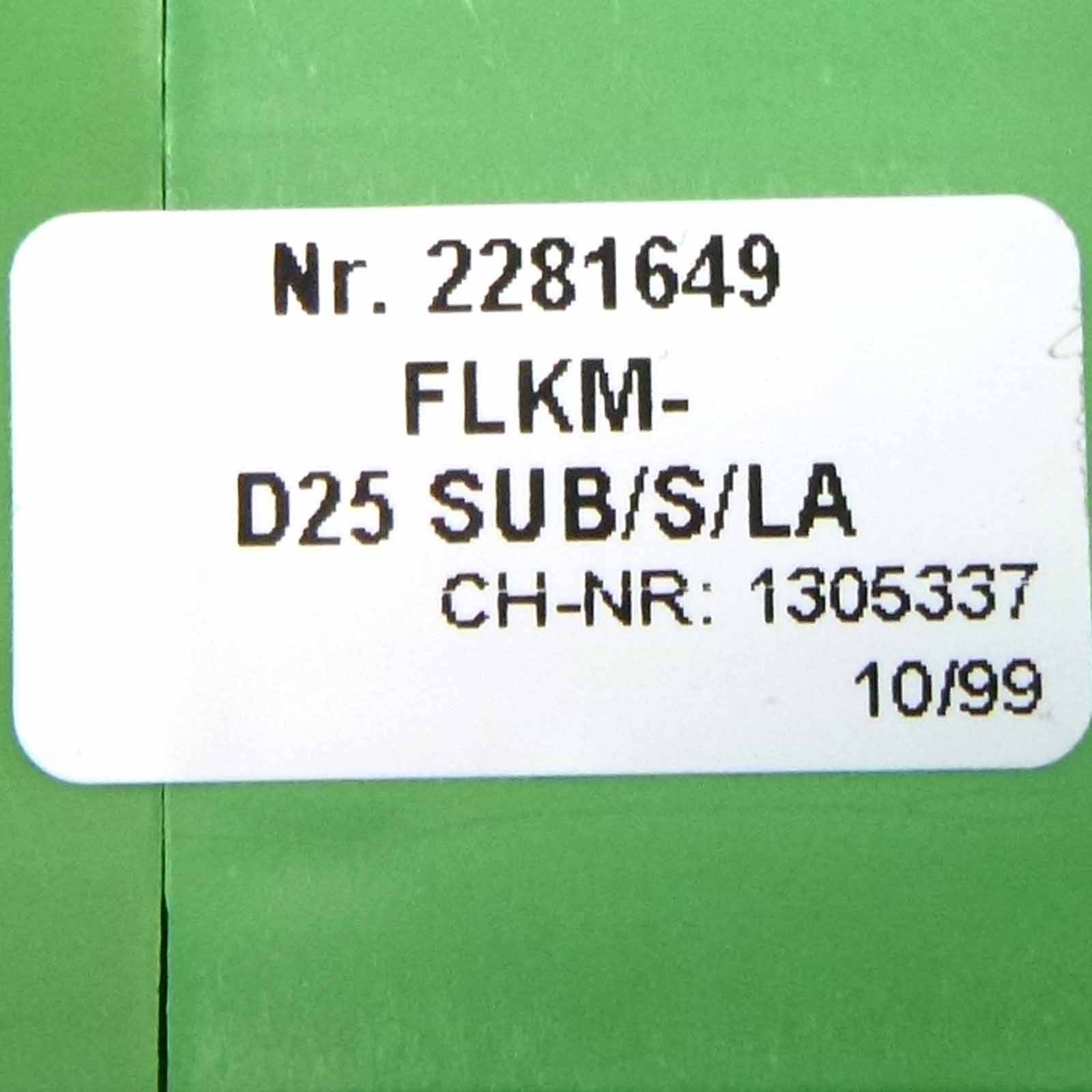 Phoenix Contact Übergabemodul FLKM-D25 SUB/S/LA 2281649 OVP-2