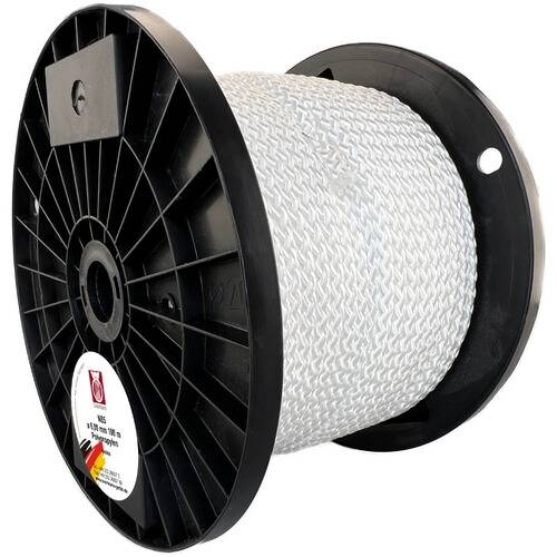 Lot-Maurerschnur 100 m Rolle, 6,0 mm, weiß, Polypropylen-0