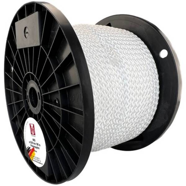 Lot-Maurerschnur 100 m Rolle, 6,0 mm, weiß, Polypropylen
