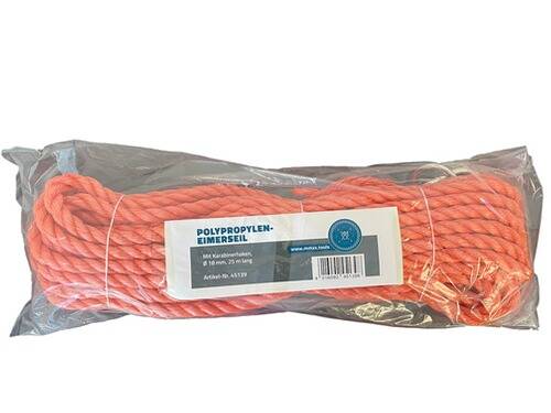 MMXX Polypropylen-Eimerseil mit Karabinerhaken, Ø 18 mm, 40 m lang-0
