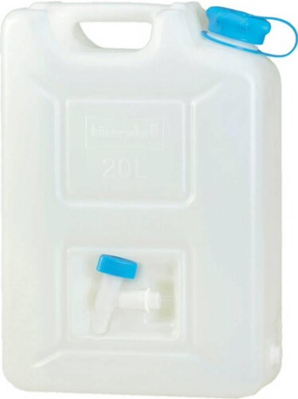 hünersdorff Wasserkanister "PROFI" 22 l, HD-PE natur mit UV-Schutz
