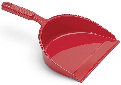 Kehrschaufel Kunststoff - Ohne Gummilippe - Robustes Handschaufel-Blatt-0