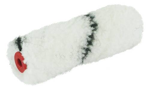 Heizkörperwalze ohne Bügel, 10 cm, Ø 8mm, Schwarzfaden, Polyesterbezug-0