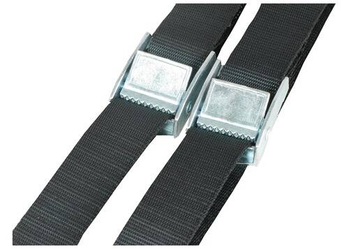 MMXX Gurtklemmen-Zurrgurt 25 mm breit,5 m lang, 250 daN in der Umreifung,Pack a 2 Stück,schwarz-0
