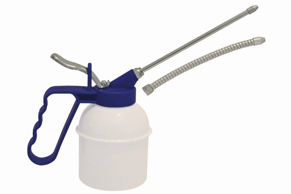 Plastiköler, 250 ml, ohne Pumpe mit Messing-Teleskoprohr dicht durch Drehverschlus an der Spitze, aus PE, transparent-0