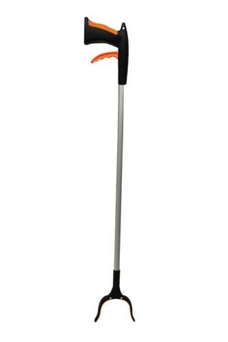 MMXX Alu-Greifzange 90cm - Ergonomische Greifhilfe & Müllzange mit gummierten Klauen - Ultraleichter Pistolengriff-0