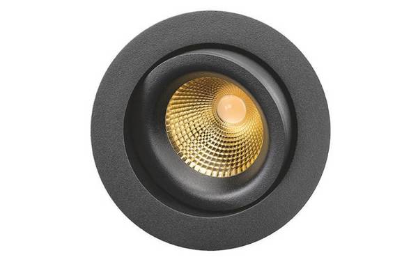 SGLI JUNISTAR LUX schwarz/gold 7W 902234 LED 2700K 530lm DA83mm CRI98 dim Phase Techn.Licht/Wohnraum