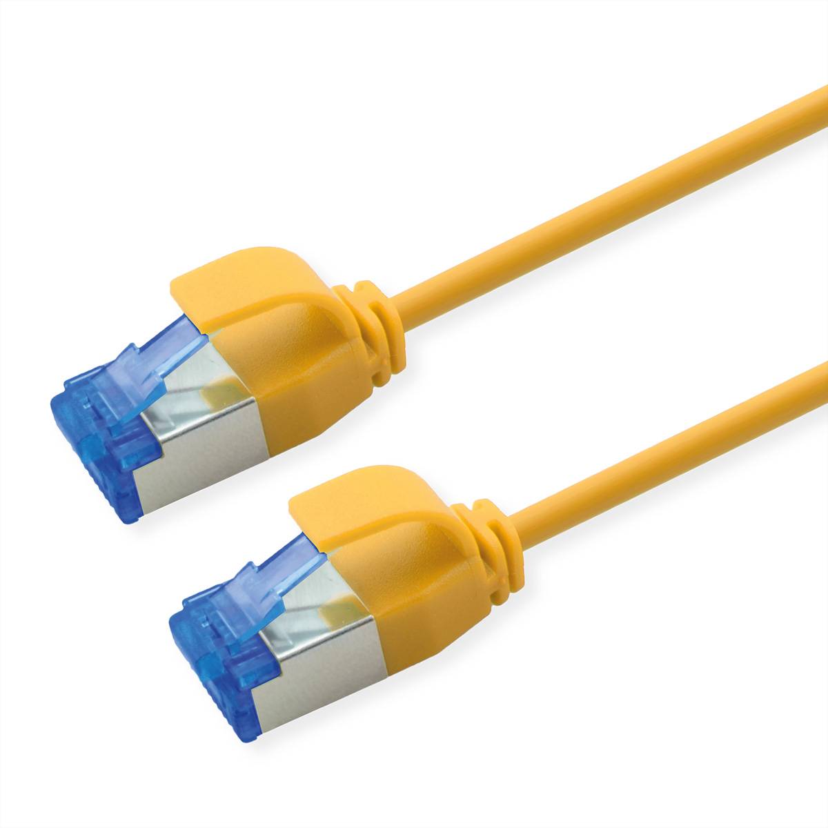 ROLINE Patchkabel Cat.6A (Class EA) S/FTP (PiMF), LSOH, PoE, gelb, 0,5 m-0