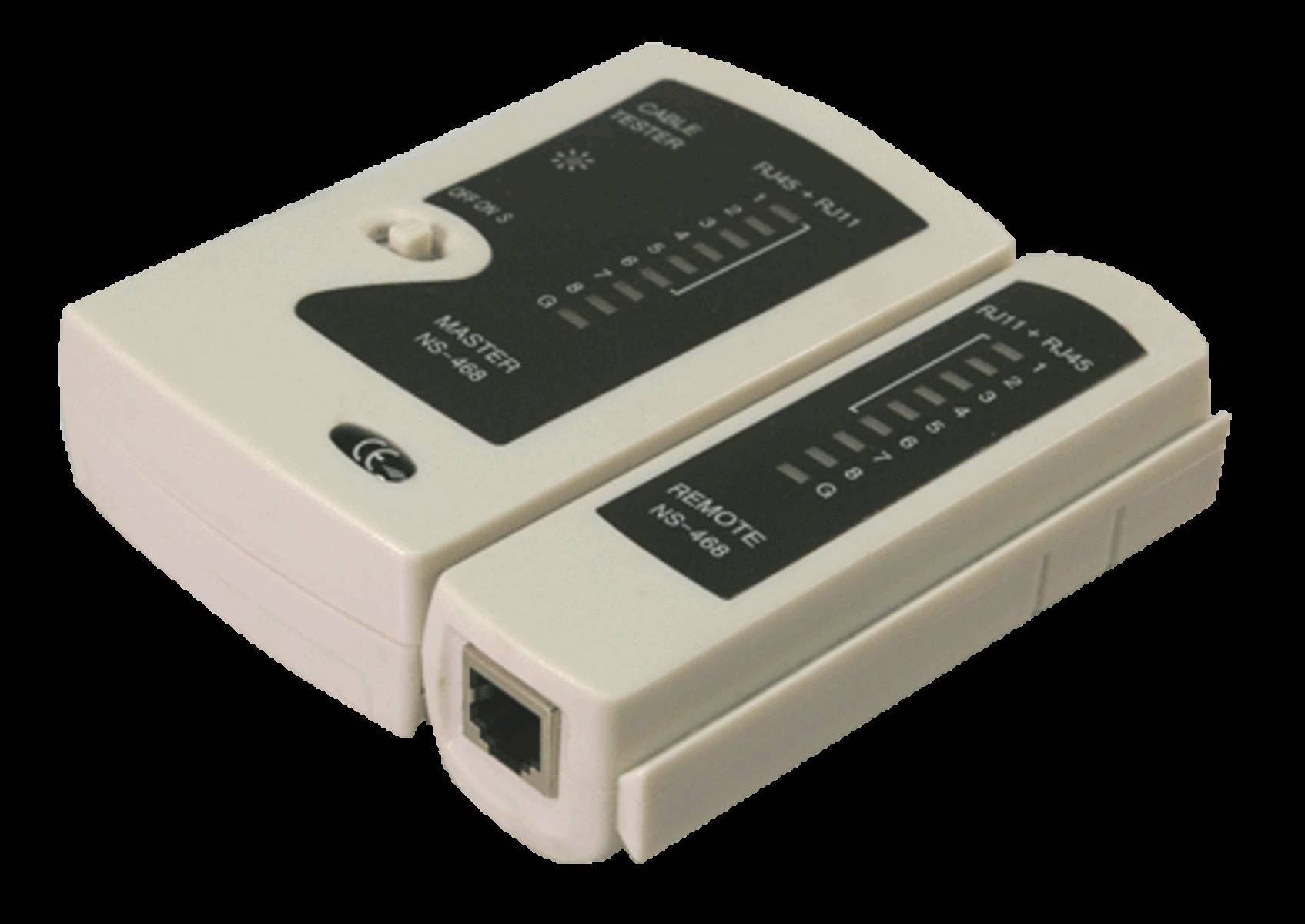 Netzwerktester, RJ11 RJ12 RJ45 ISDN Leitungstester, Cat5 Cat6 Kabeltester-0