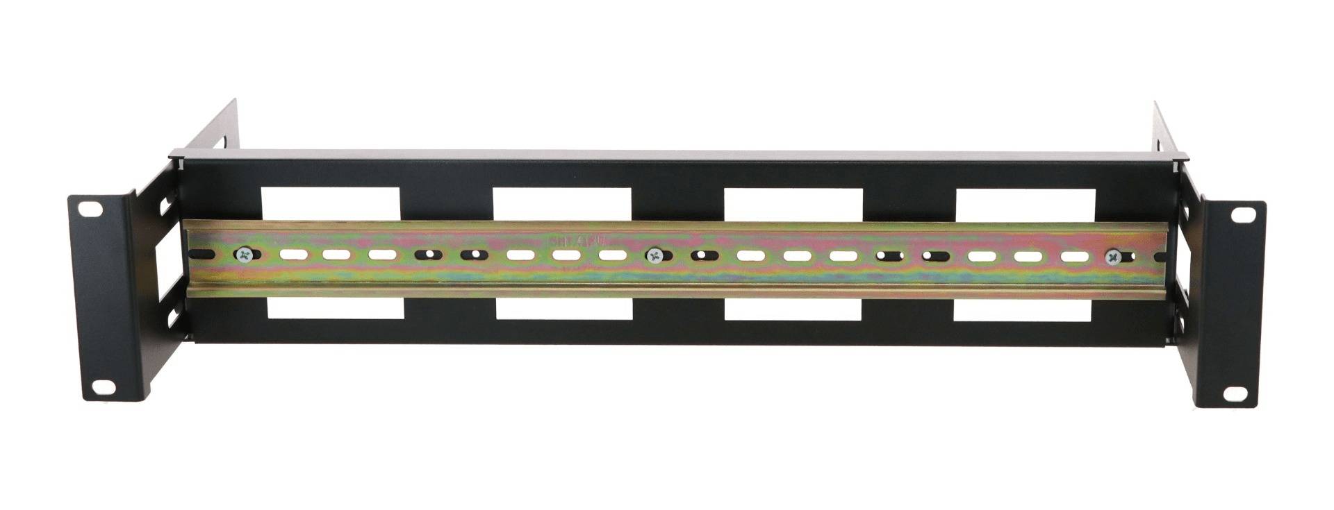 2HE DIN Hutschiene für 19" Schränke - in der Tiefe verstellbar-0