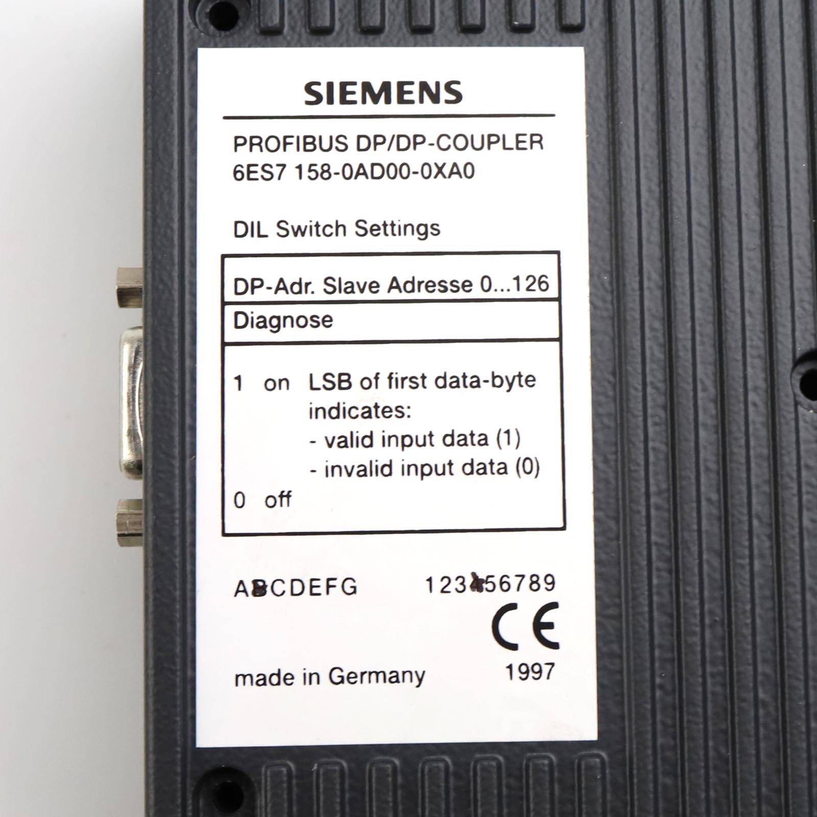 Simatic S7-300 DP158 6ES7 158-0AD00-0XA0 OVP-1