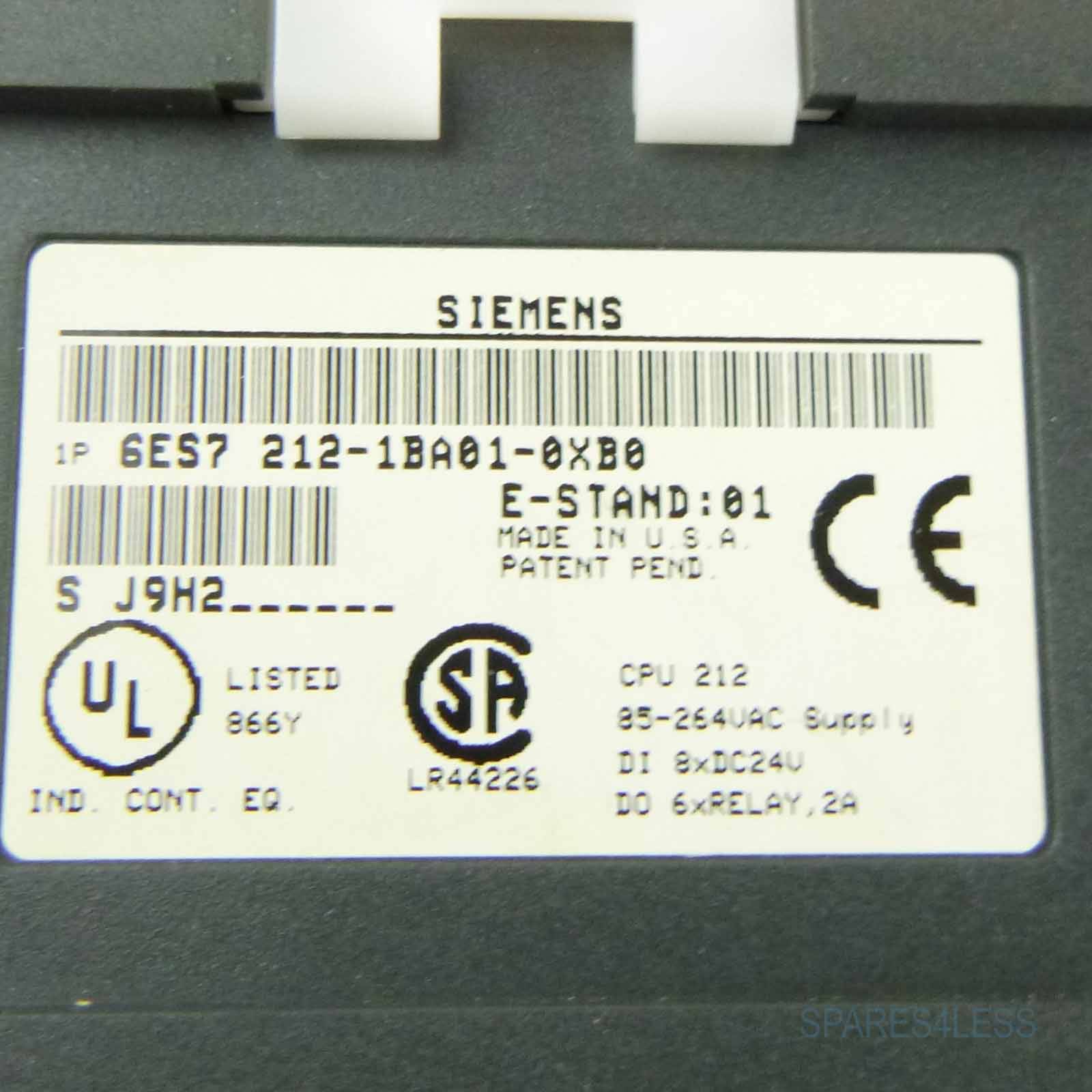 Simatic S7-200 CPU212 6ES7 212-1BA01-0XB0 E:01 OVP-1