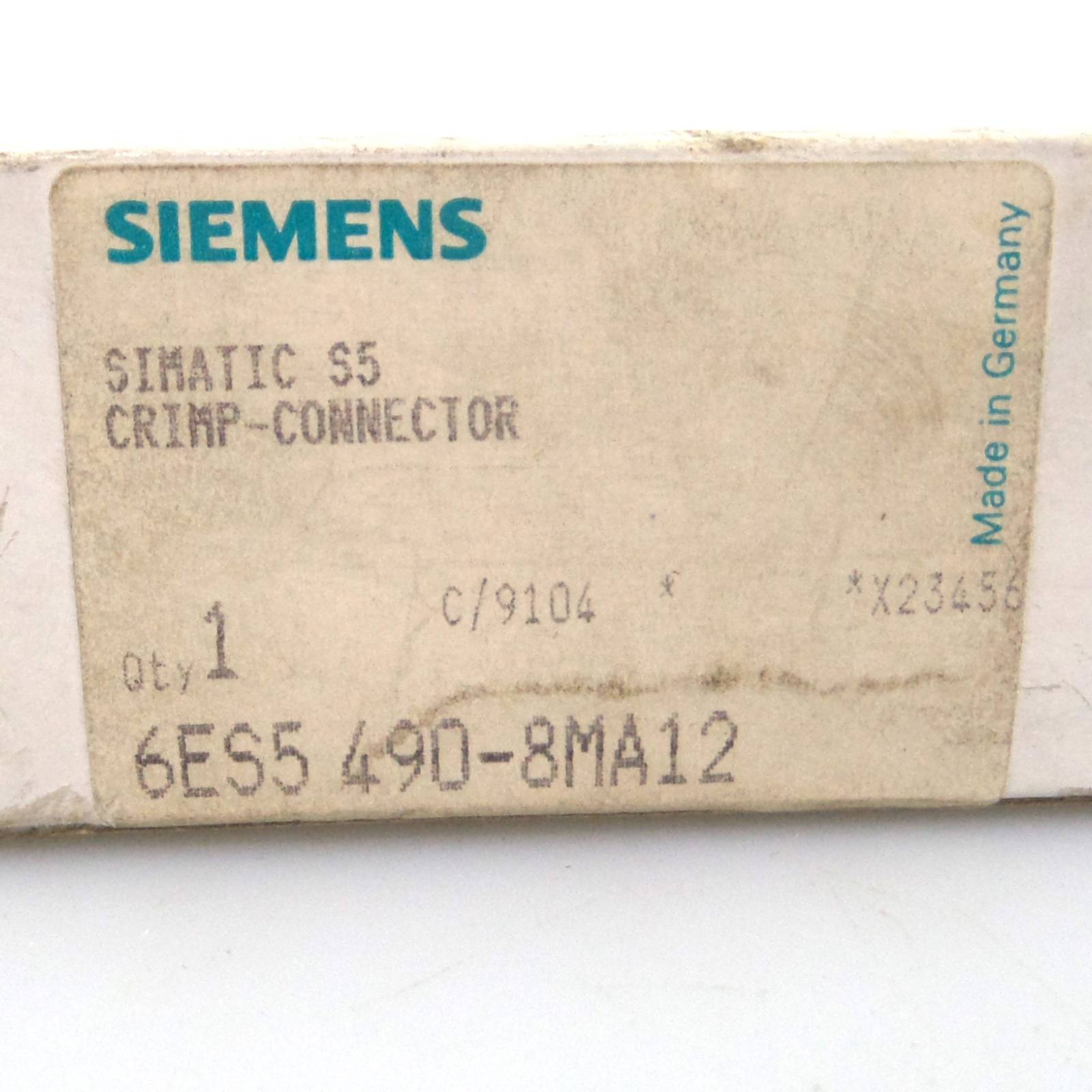Simatic S5 Frontstecker 6ES5 490-8MA12 OVP-1