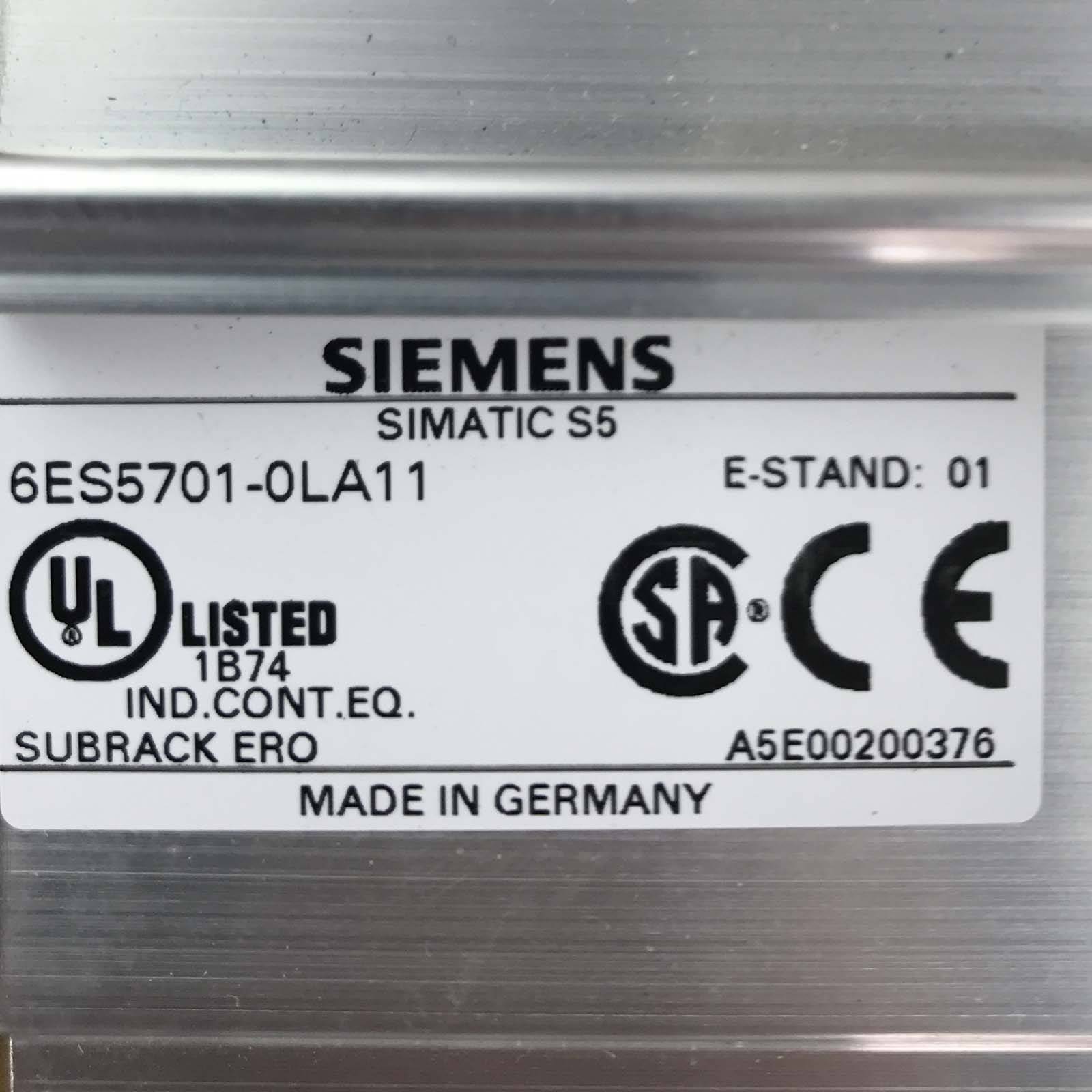 Simatic S5-115U Baugruppenträger 6ES5 701-0LA11 OVP-1