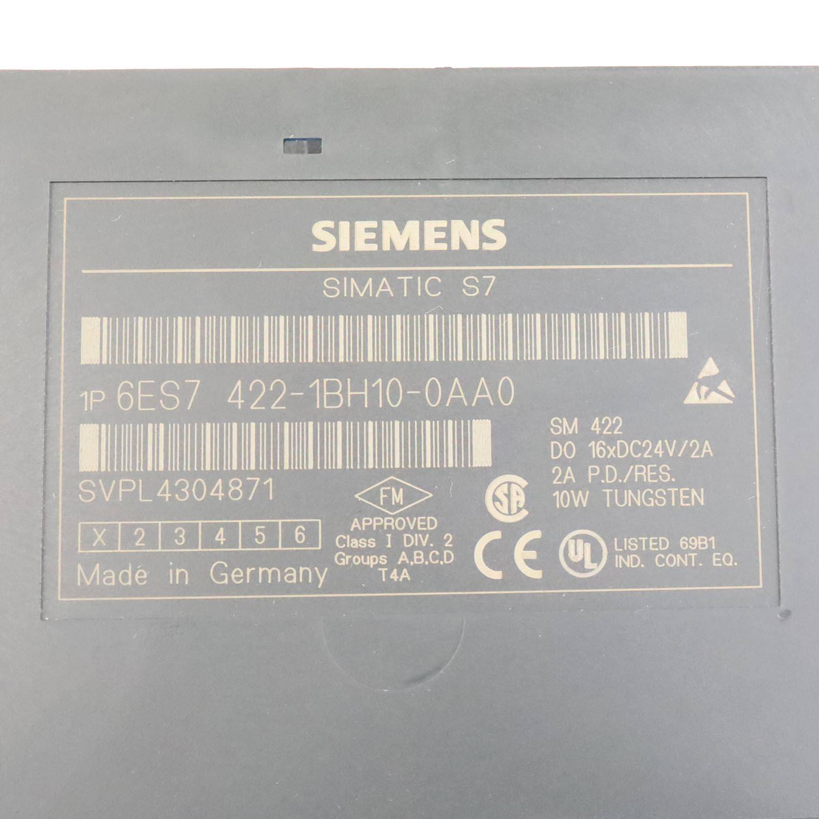 Simatic S7-400 DO 6ES7 422-1BH10-0AA0 E-Stand:01 OVP-2