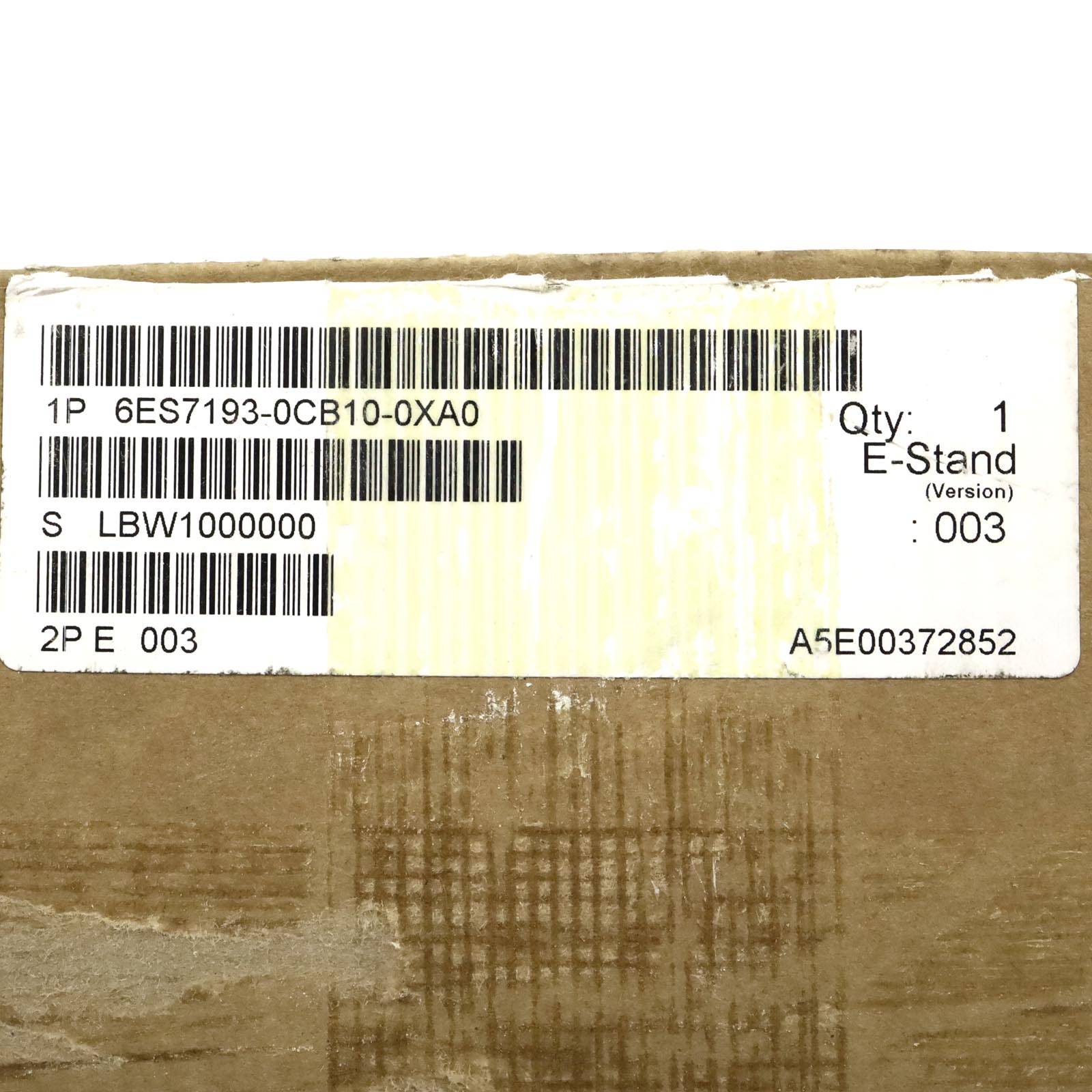 Simatic S7 ET200B 6ES7 193-0CB10-0XA0 E-Stand:03 OVP-3