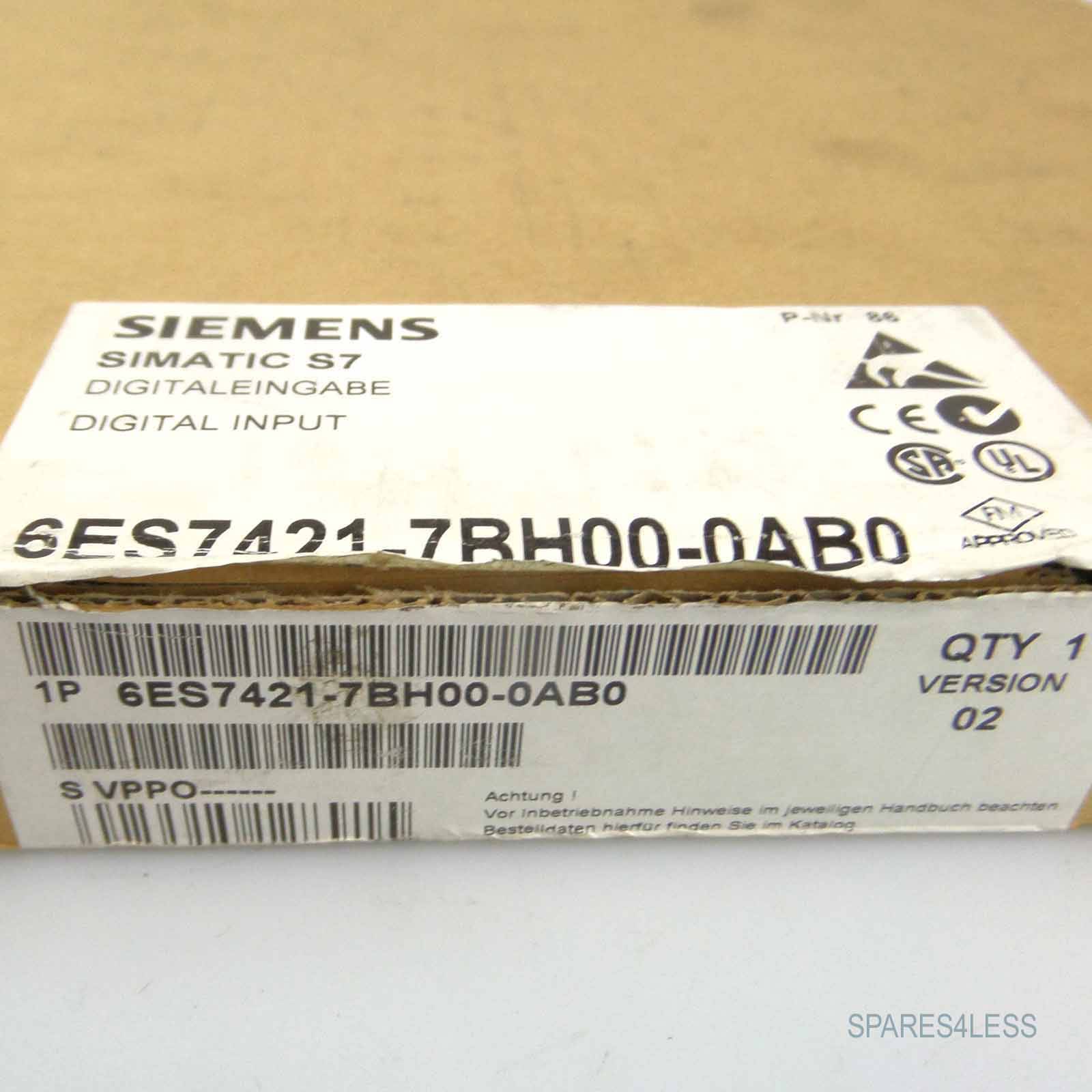 Simatic S7-400 DI 6ES7 421-7BH00-0AB0 E:02 OVP-3