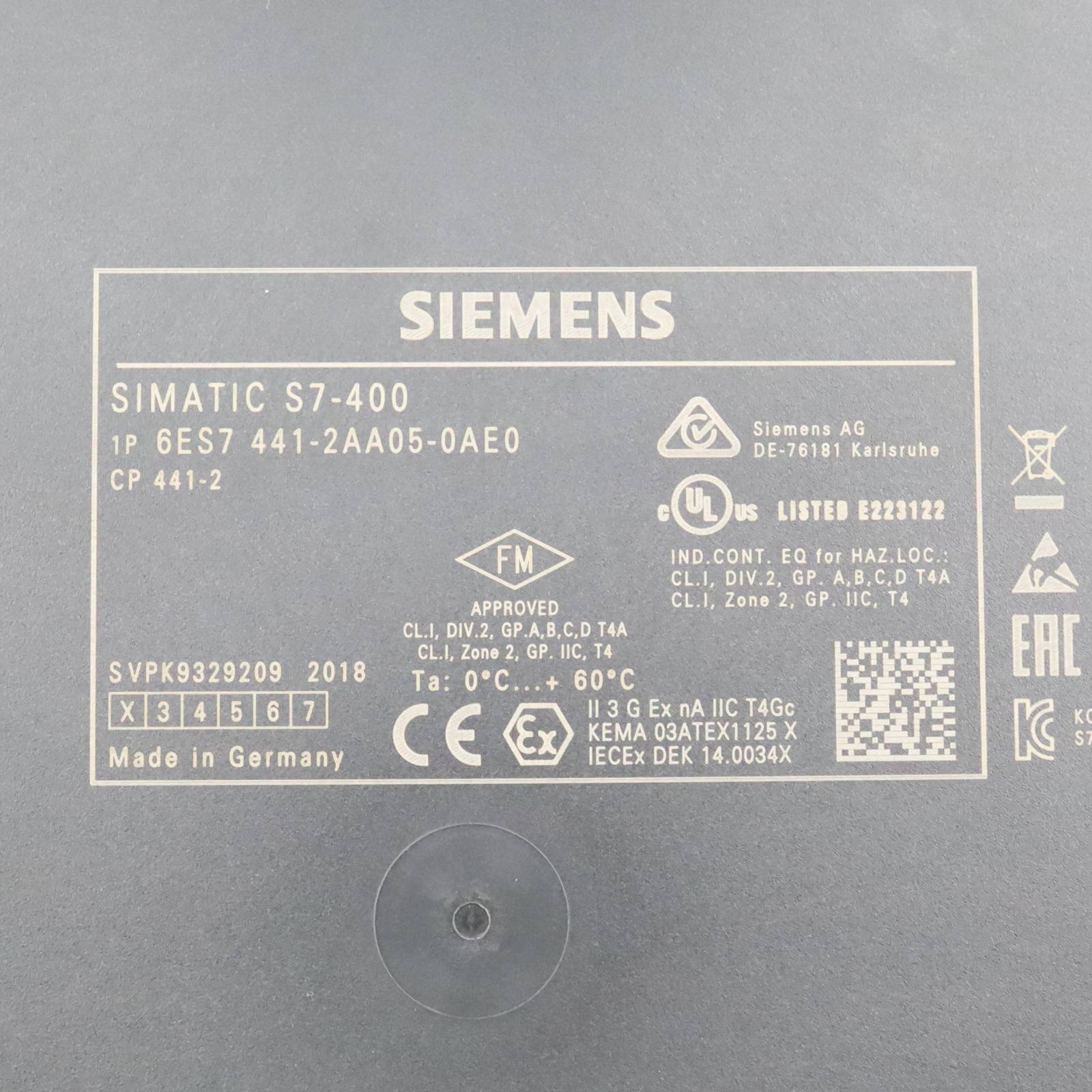 Simatic S7-400 Kopplungsbaugruppe 6ES7 441-2AA05-0AE0 E-Stand:02 OVP-2