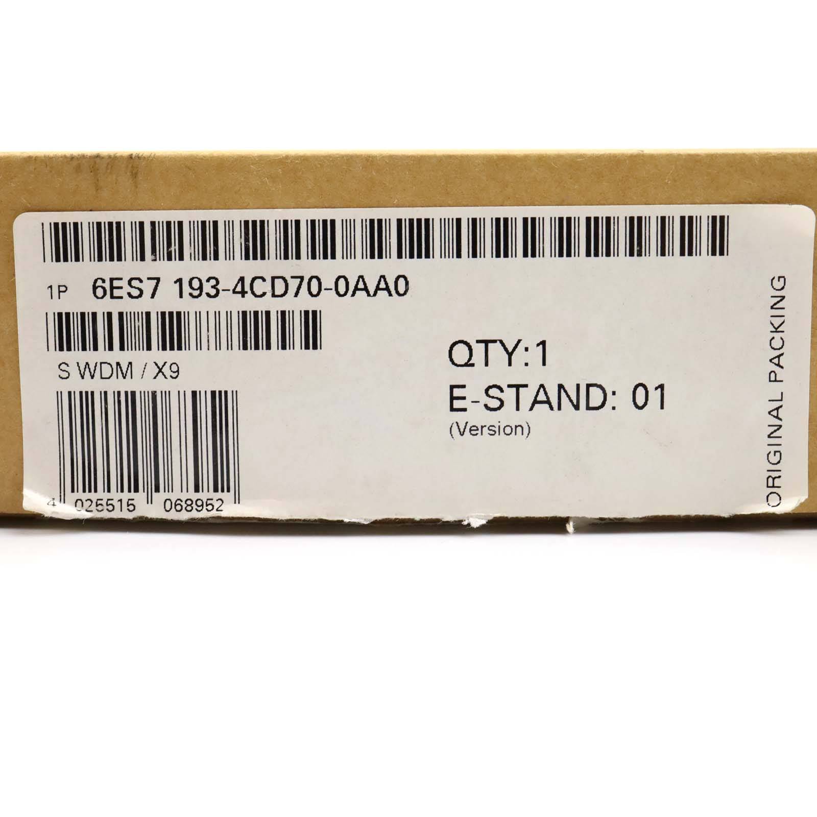 Simatic S7 ET200S 6ES7193-4CD70-0AA0 OVP-1