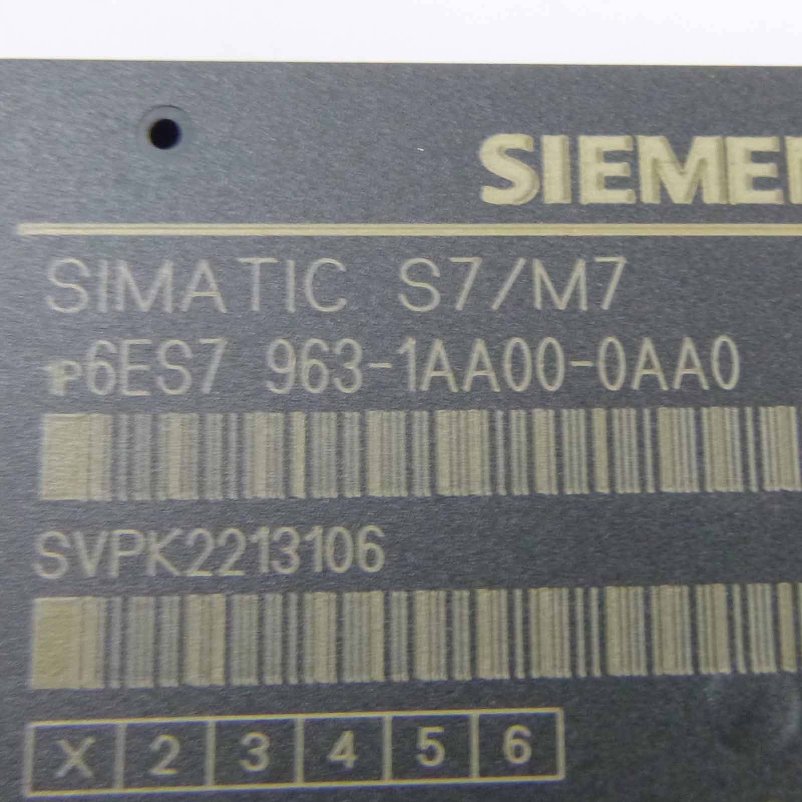 SIMATIC S7-400 SCHNITTSTELLENMODUL 6ES7 963-1AA00-0AA0 OVP-1