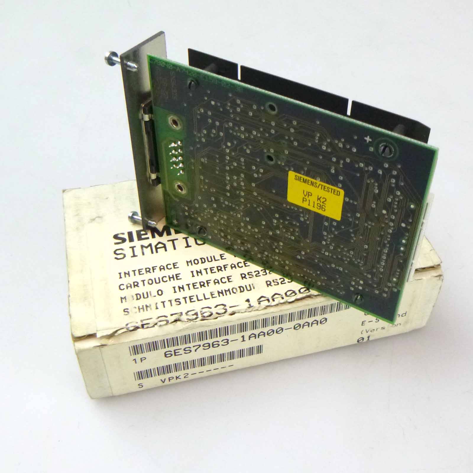 SIMATIC S7-400 SCHNITTSTELLENMODUL 6ES7 963-1AA00-0AA0 OVP-2