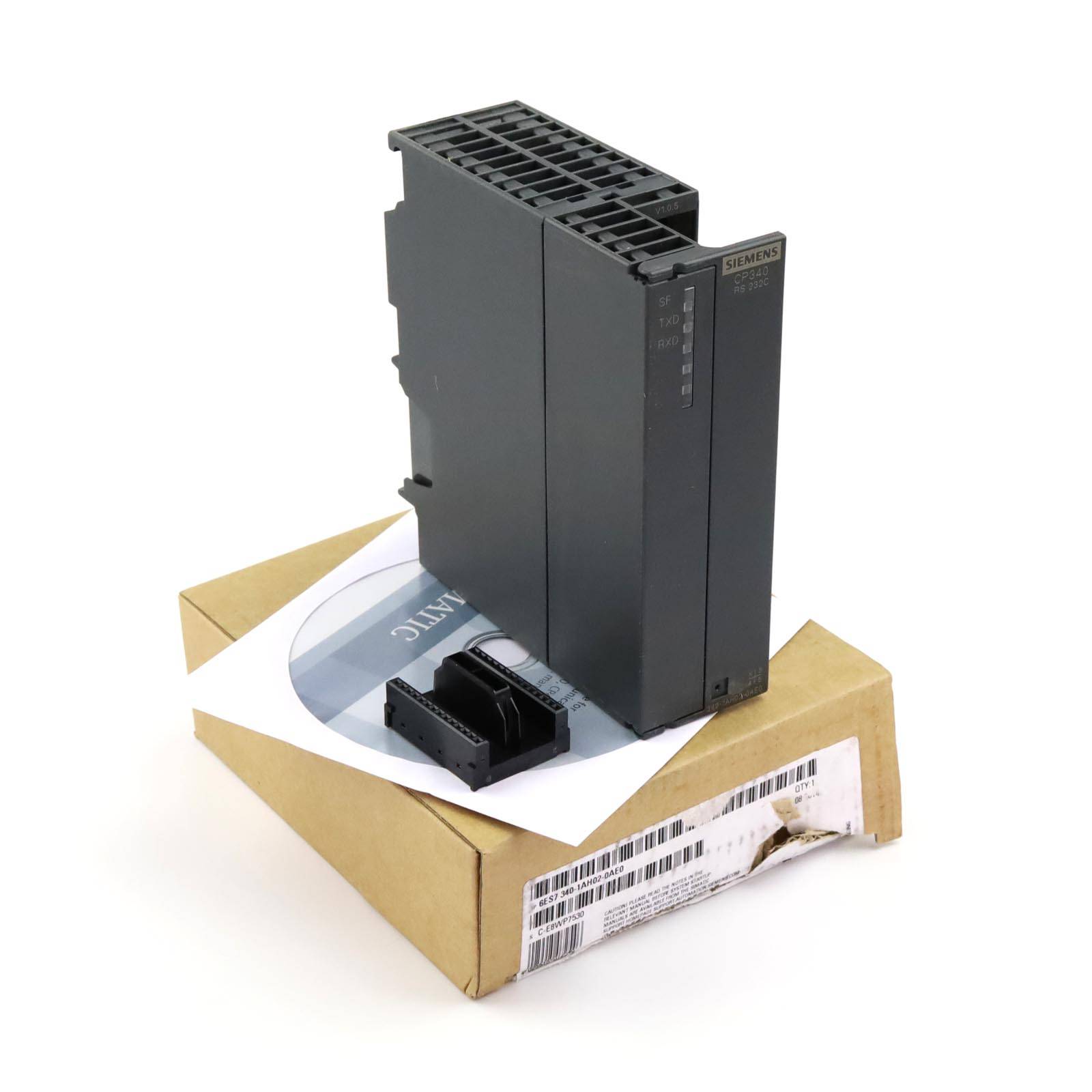Simatic CP340 6ES7 340-1AH02-0AE0 HW:02 FW:V1.0.5 OVP-0