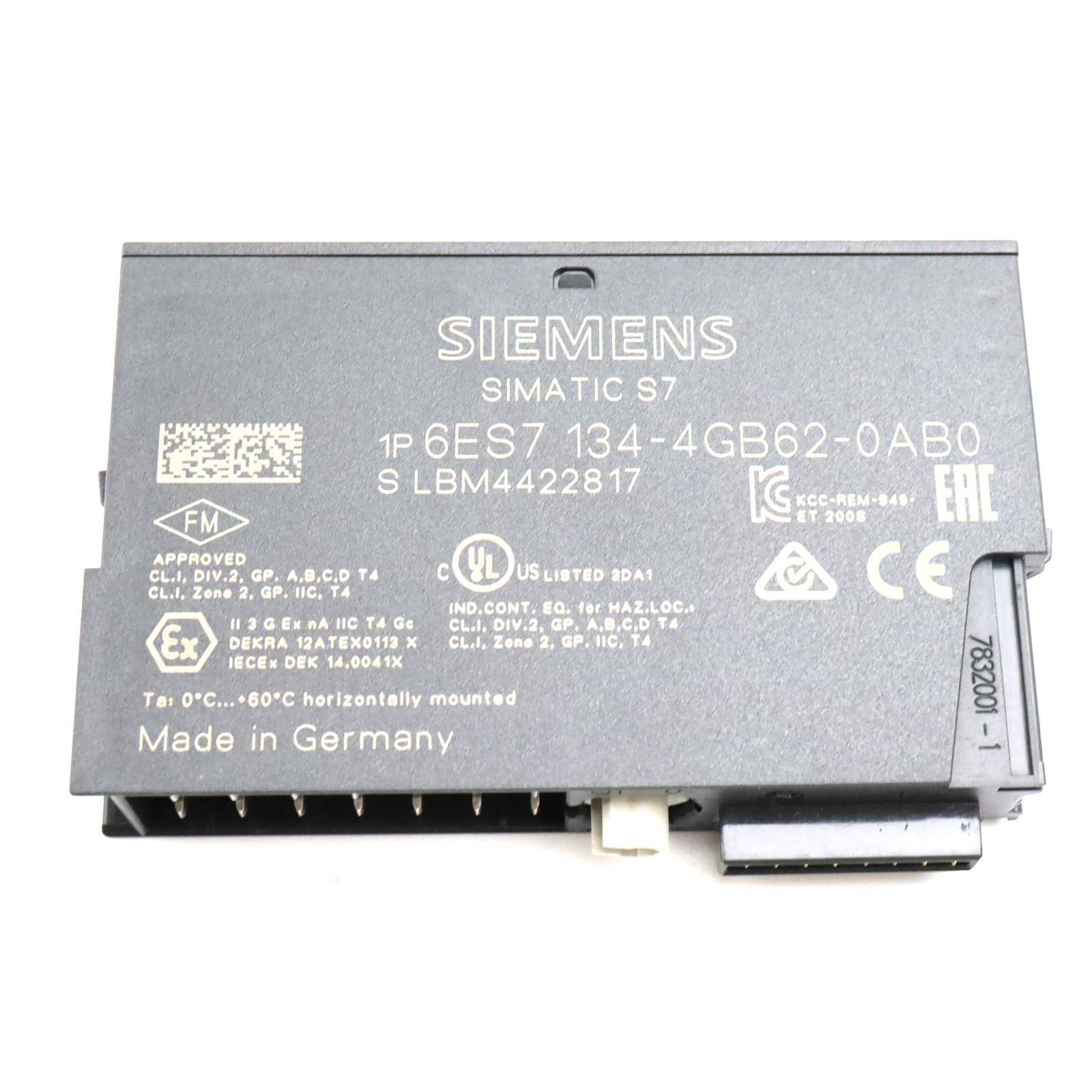 Siemens Dig.Industr. Elektronikmodul 2AI 4-20mA 16Bit 6ES7134-4GB62-0AB0-1