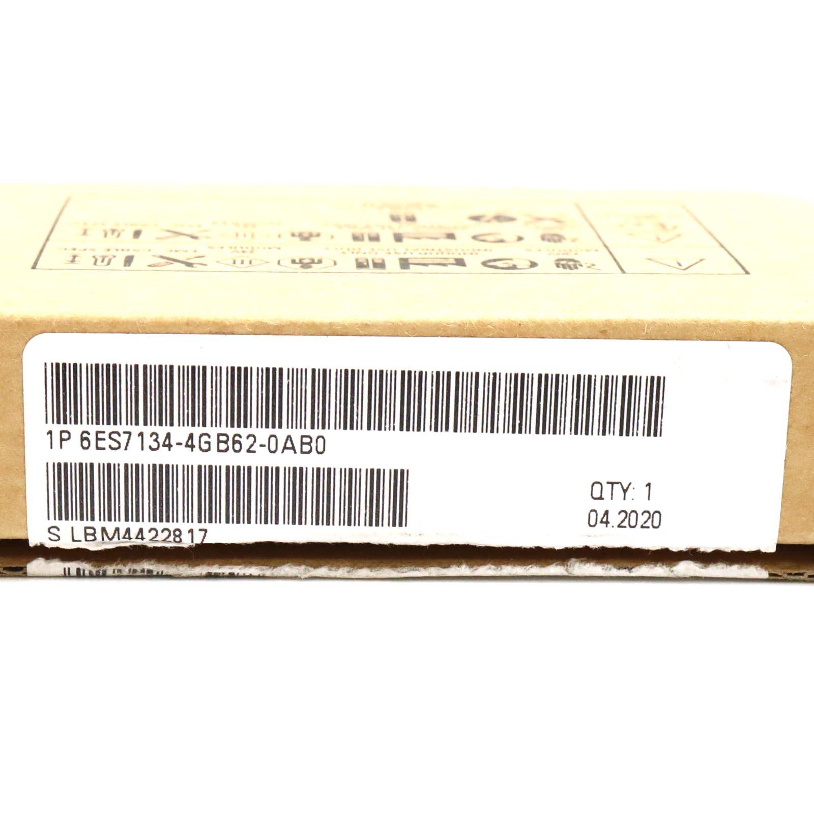 Siemens Dig.Industr. Elektronikmodul 2AI 4-20mA 16Bit 6ES7134-4GB62-0AB0-3