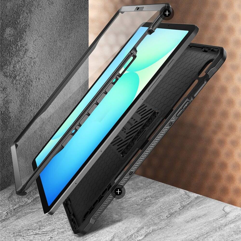 Supcase Unicorn Beetle Pro Hülle für Samsung Galaxy Tab S10 FE+ Plus 13.1. X620 / X626B - Schwarz-4