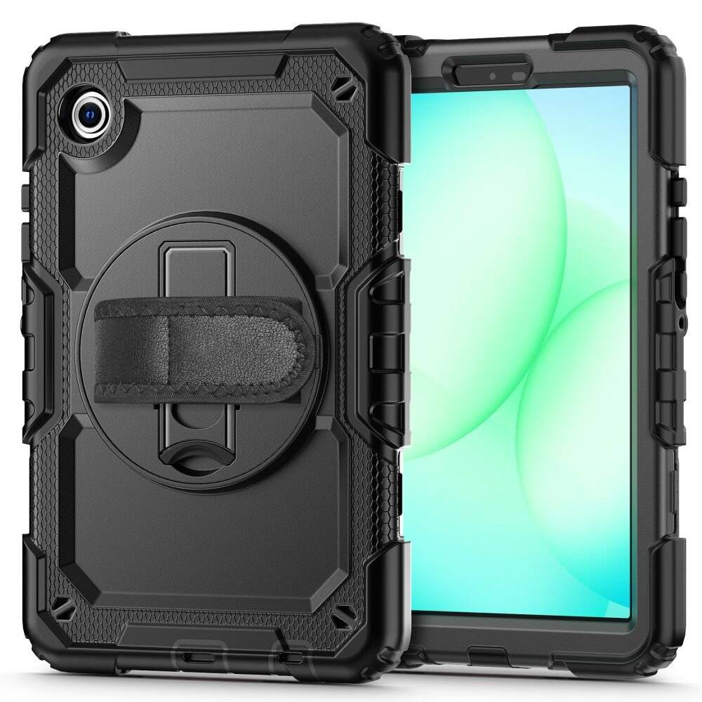Schutzhülle mit Bildschirmschutz für Galaxy Tab A11 / Tab A9, Tech-Protect Solid, Schwarz-3