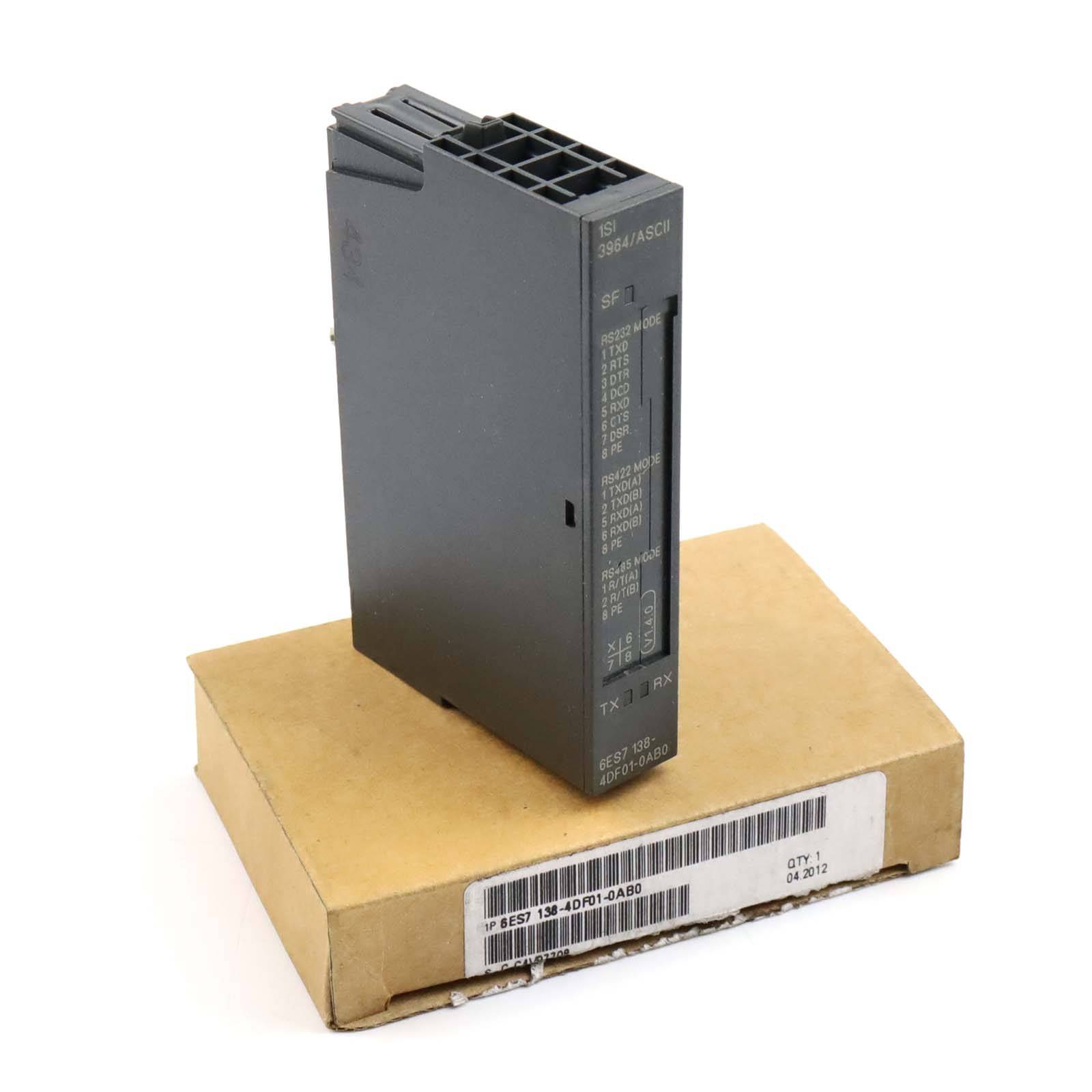 Simatic S7 ET200S 6ES7 138-4DF01-0AB0 FS:05 FW:V1.4.0 OVP-0