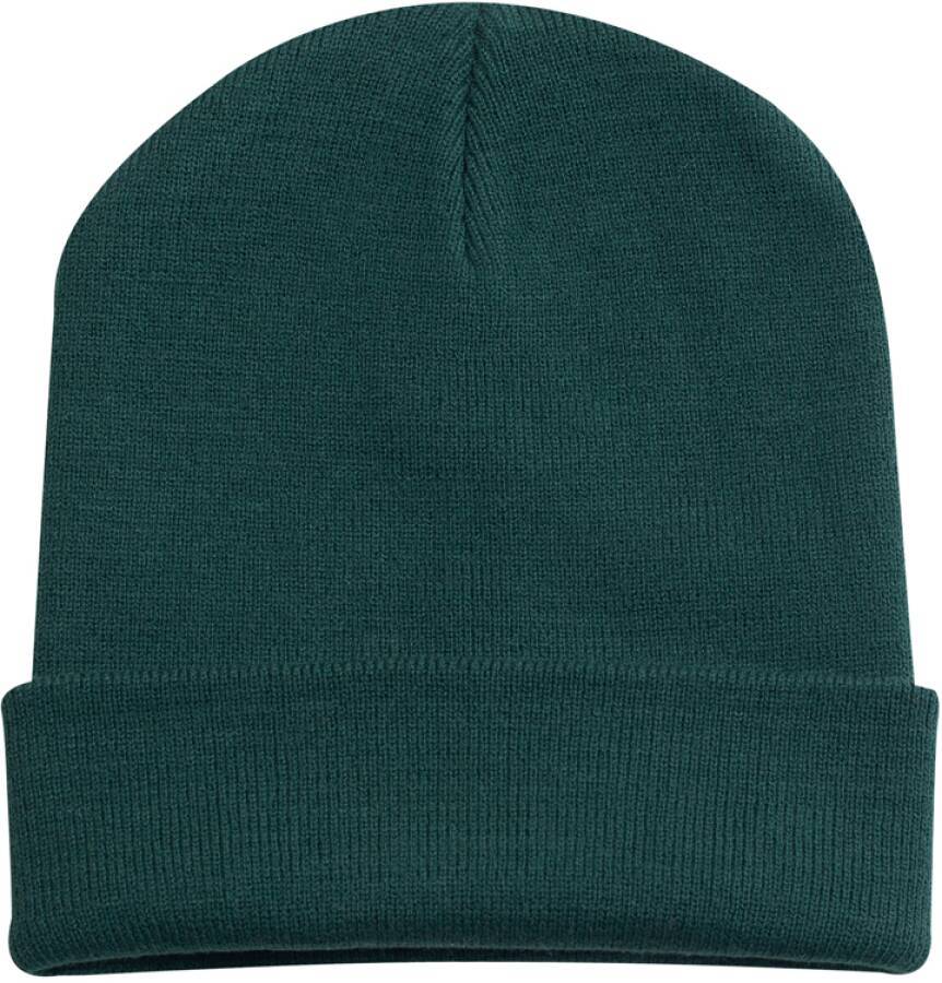 Strickmütze Uni 410BGONE Größe Uni Farbe dunkelgrün-0