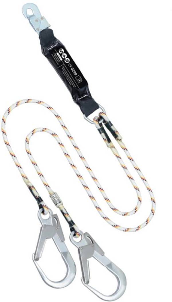 Verbindungsmittel Bandfalldämpfer MAS mit Kernmantelseil 6941102 Typ Tyger Twin SK 12 Seil-Ø 12 mm Länge 2 m Ausführung