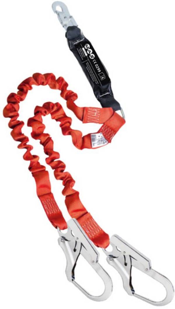 Verbindungsmittel Bandfalldämpfer MAS mit Gurtband 6241102 Typ Tyger Twin FlexBelt Gurtbreite 50 mm Länge 2 m Ausführung