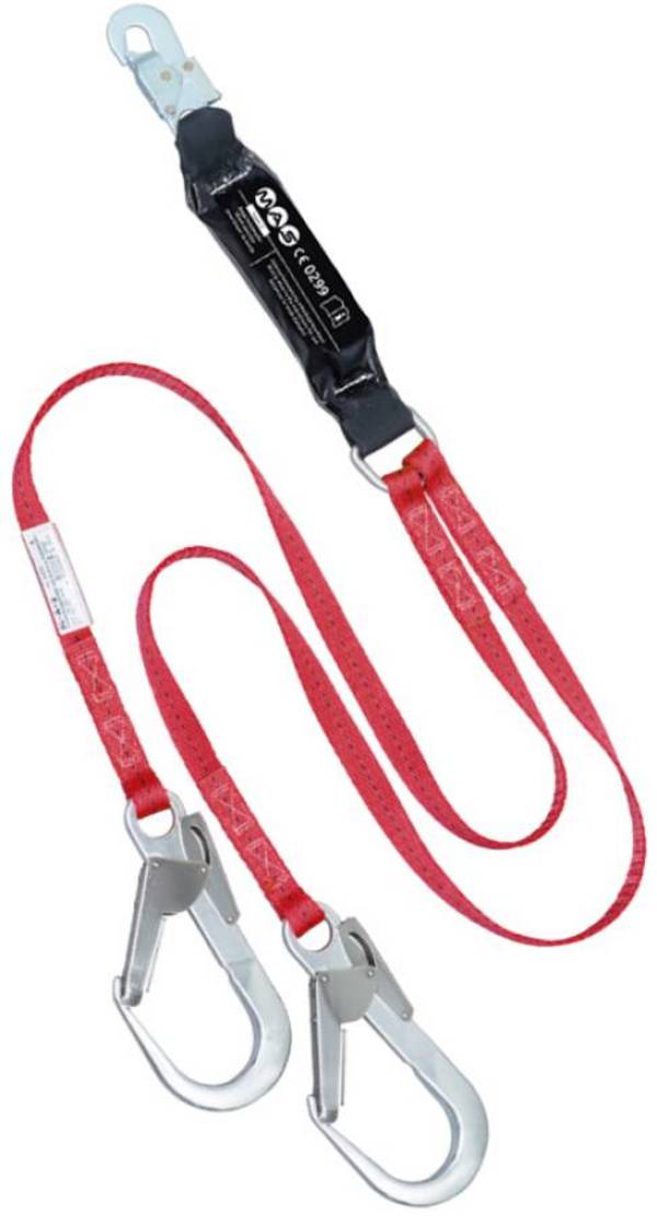 Verbindungsmittel Bandfalldämpfer MAS mit Gurtband 6541102 Typ Tyger Twin Gurtbreite 27 mm Länge 2 m Ausführung Gurt fes
