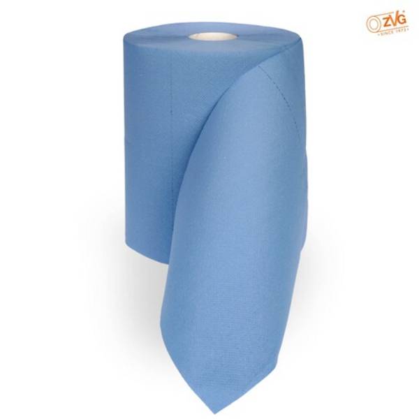Putztuchrolle Multiclean Plus, 2-lagig blau, 36 cm, 1 Rolle, 500 Abrisse a ca. 36 cm