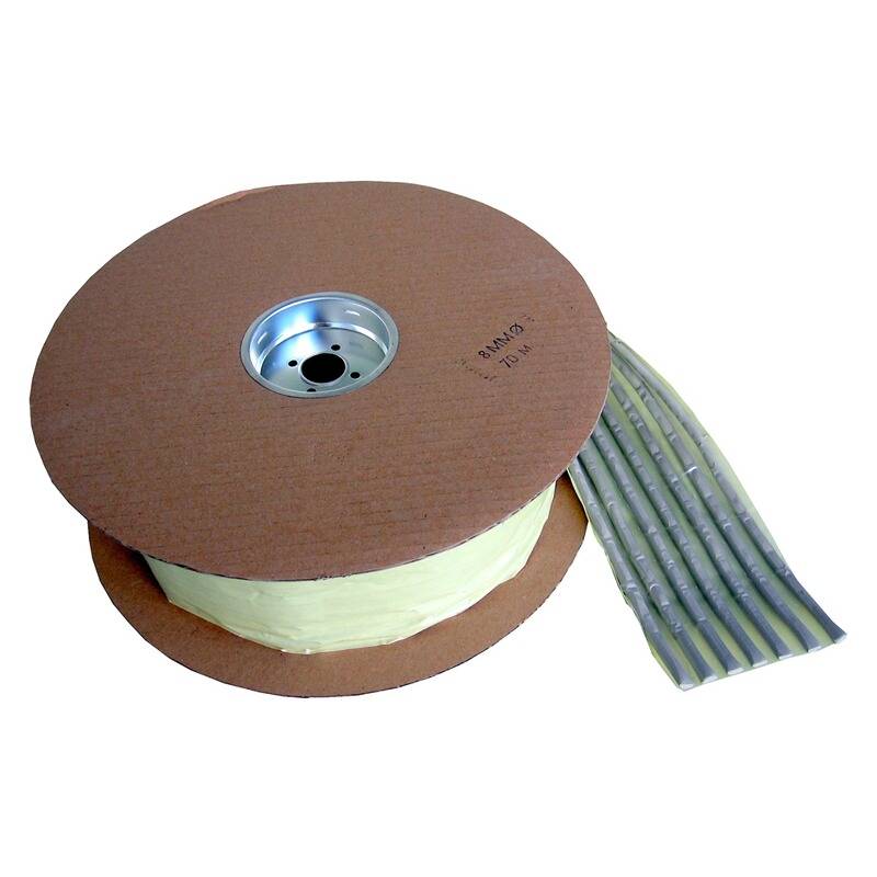 Dichtschnur PT644 - 8 mm x 17,5 m Rolle - Selbstklebend & Dauerplastisch - Überlackierbar-0
