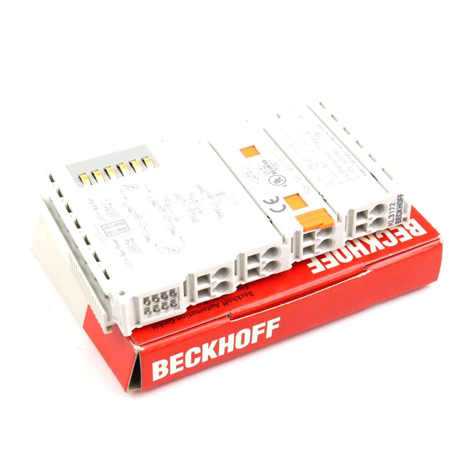 Beckhoff KL3172, Busklemme, 2-Kanal-Analog-Eingang, Spannung, 0…2 V, 16 Bit, differentiell, hochpräzise-0