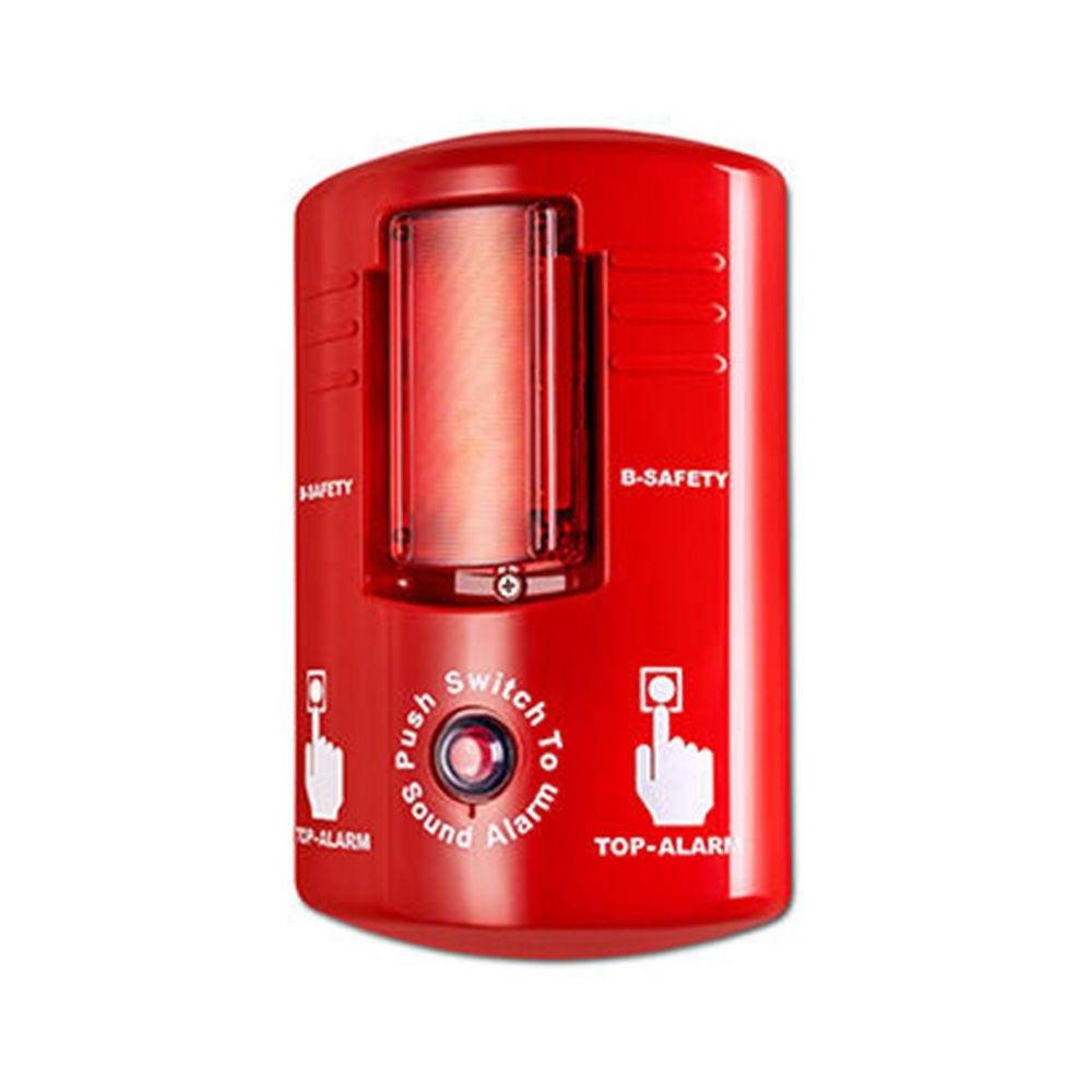 B-SAFETY TOP-ALARM manueller Alarm mit Sirene und Blitzlicht-0