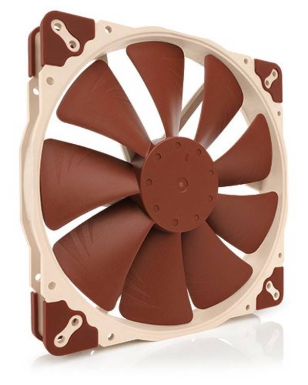 NOCTUA NF-A20 Gehäuselüfter 200 mm 350-800 RPM SSO2 4-Pin PWM 200x200x30
