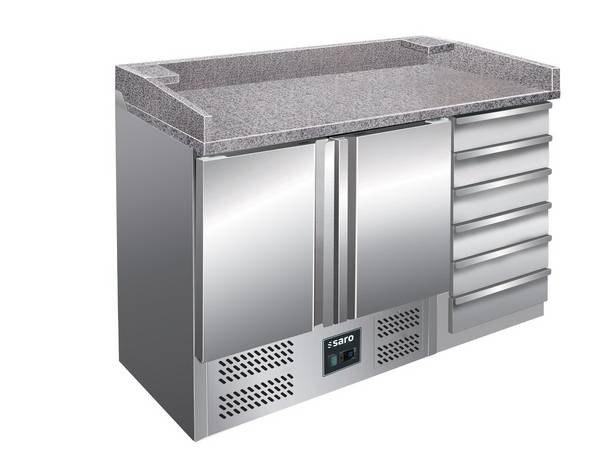SARO 323 1515 Pizzatisch mit Schubladen Modell PZ 9001 Gastro Profi Restaurant