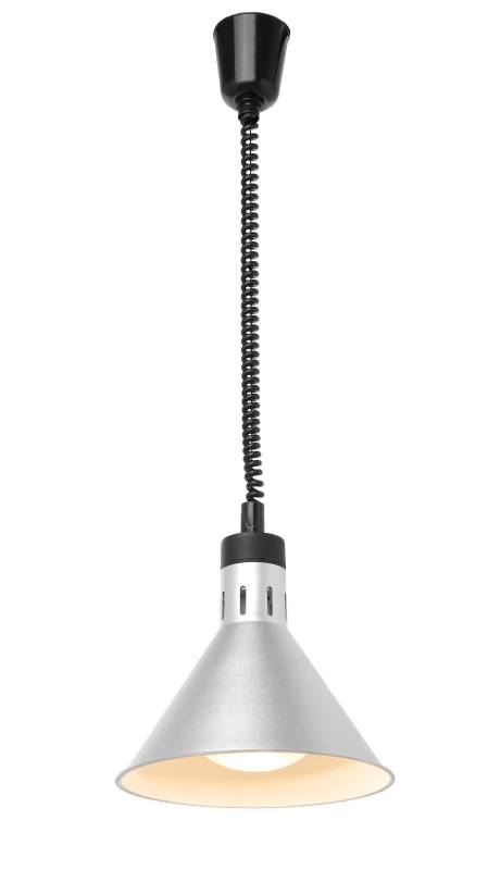 KBS Infrarot Heizlampe Silber eloxiert inkl. Leuchtmittel-0