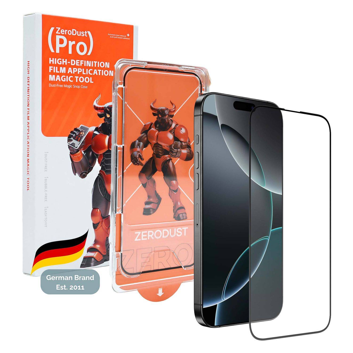 Cadorabo Panzerfolie für Apple iPhone 16 PRO MAX Schutzfolie in Transparent Displayschutz Gehärtetes Schutzglas Folie-0
