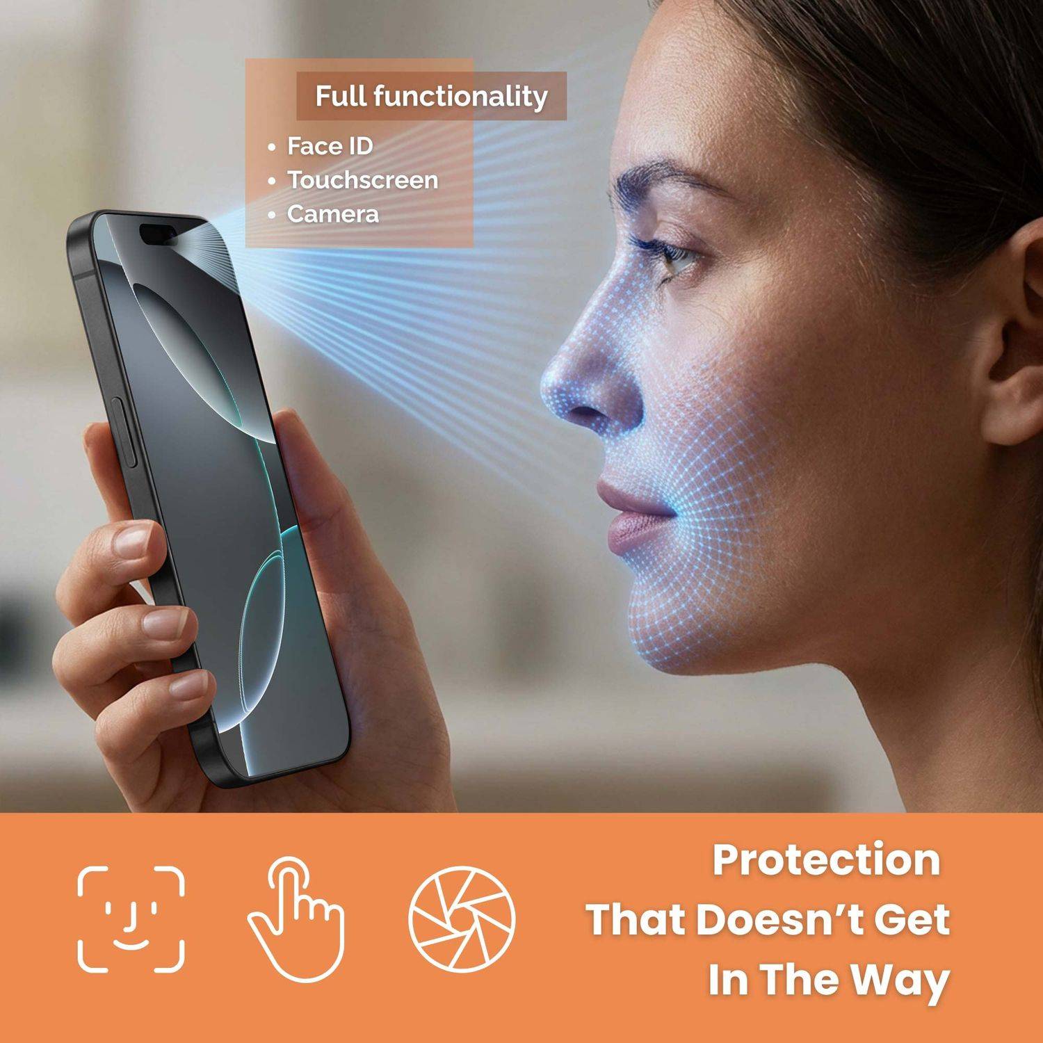 Cadorabo Panzerfolie für Apple iPhone 16 PRO MAX Schutzfolie in Transparent Displayschutz Gehärtetes Schutzglas Folie-2