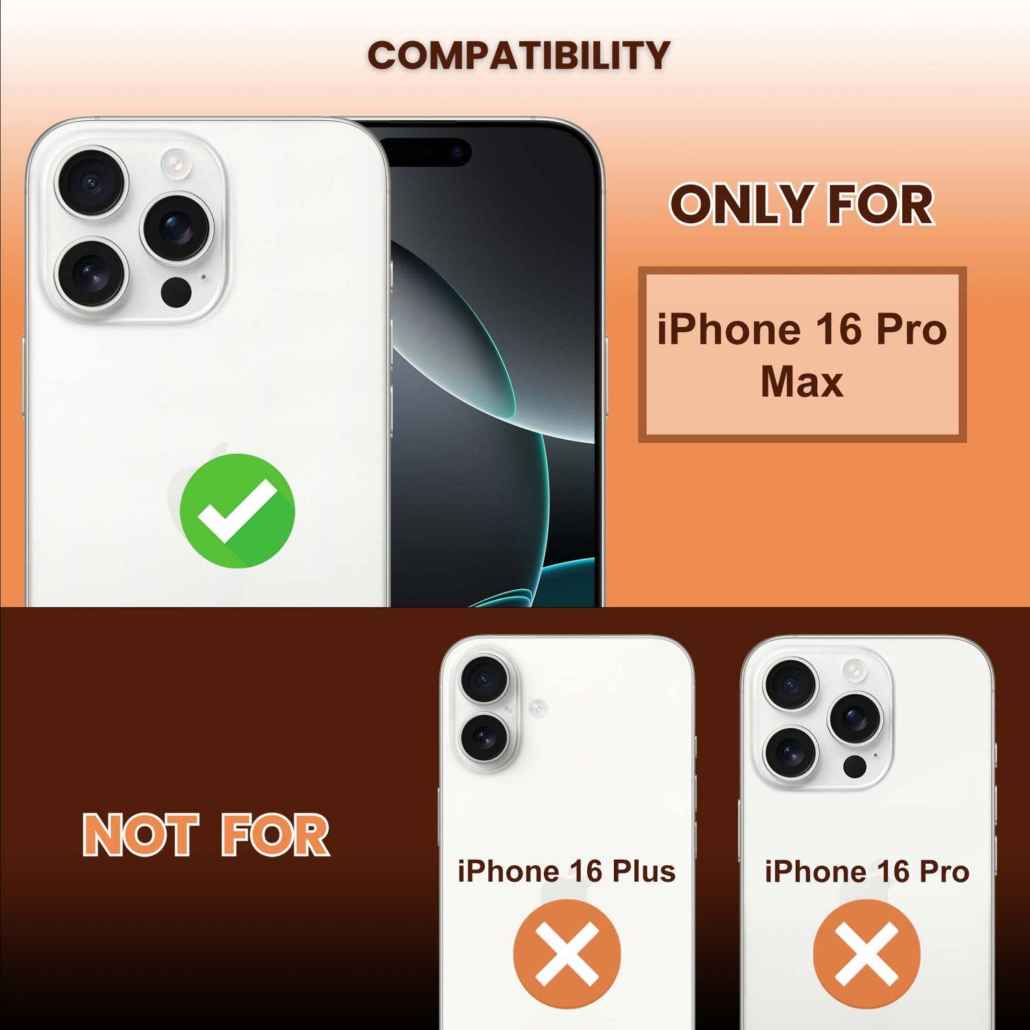 Cadorabo Panzerfolie für Apple iPhone 16 PRO MAX Schutzfolie in Transparent Displayschutz Gehärtetes Schutzglas Folie-3