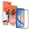 Cadorabo Panzerfolie für Samsung Galaxy A34 5G Schutzfolie in Transparent Displayschutz Gehärtetes Schutzglas Folie