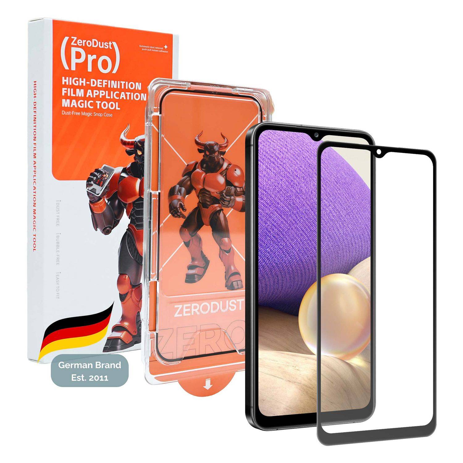 Cadorabo Panzerfolie für Samsung Galaxy A32 5G Schutzfolie in Transparent Displayschutz Gehärtetes Schutzglas Folie-0